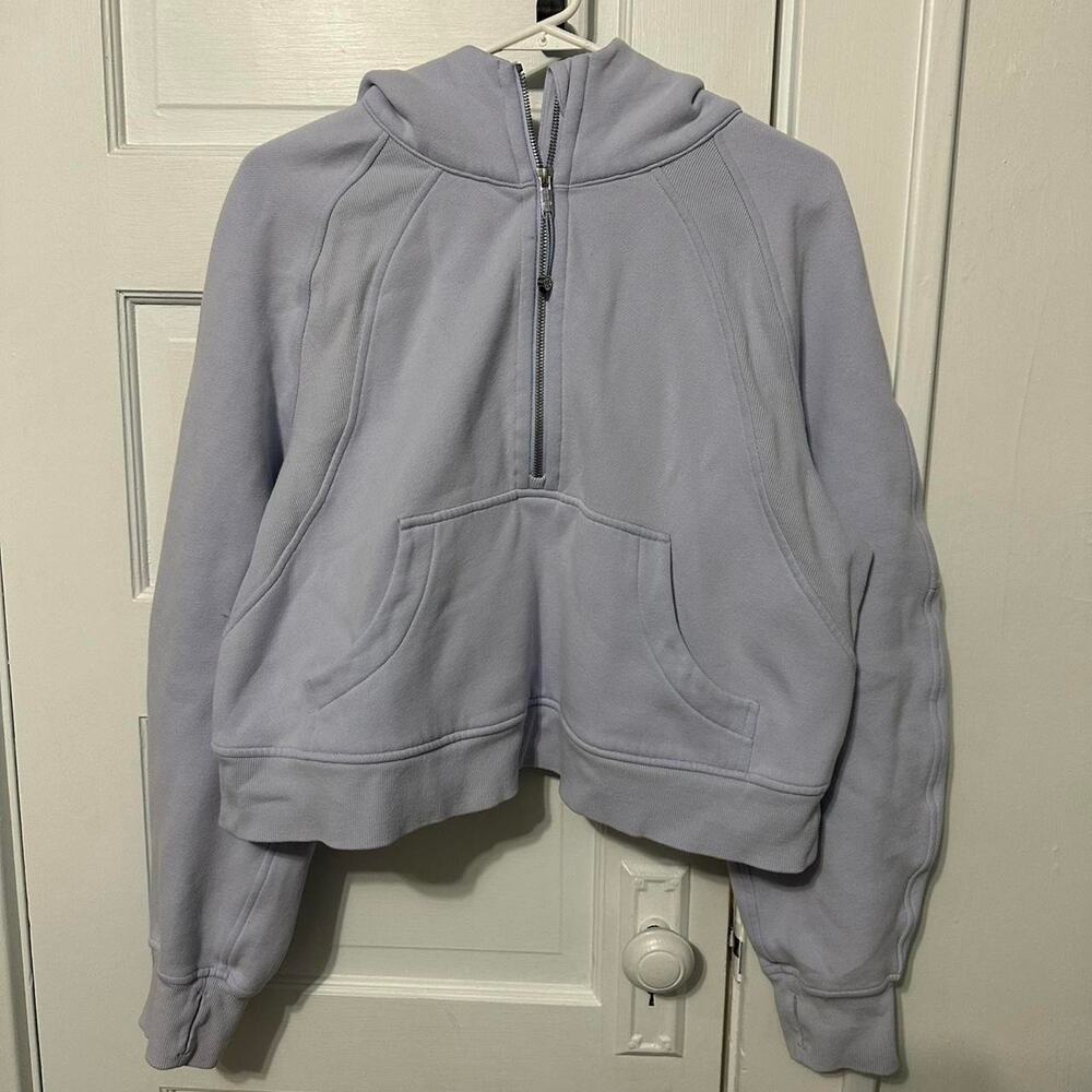 Lululemon light purple scuba hoodie